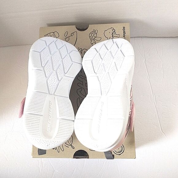 New! SKECHERS Little Girls Microspec Bold Delight Running Sneakers Athletic Shoe - Picture 10 of 10